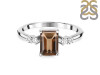 Smoky & White Topaz Ring SMY-RR-139.