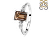 Smoky & White Topaz Ring SMY-RR-139.