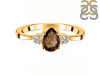 Smoky & White Topaz Ring SMY-RR-335.