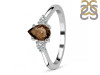 Smoky & White Topaz Ring SMY-RR-335.
