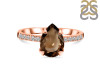 Smoky & White Topaz Ring SMY-RR-344A.
