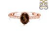 Smoky & White Topaz Ring SMY-RR-35.