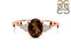 Smoky & White Topaz Ring SMY-RR-364.