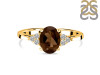 Smoky & White Topaz Ring SMY-RR-364.