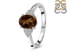 Smoky & White Topaz Ring SMY-RR-364.