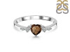 Smoky & White Topaz Ring SMY-RR-424.