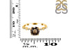Smoky & White Topaz Ring SMY-RR-426.