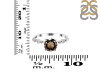 Smoky & White Topaz Ring SMY-RR-426.