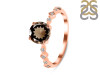 Smoky & White Topaz Ring SMY-RR-426.