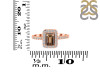 Smoky & White Topaz Ring SMY-RR-432.