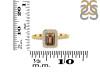 Smoky & White Topaz Ring SMY-RR-432.