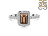 Smoky & White Topaz Ring SMY-RR-432.