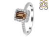 Smoky & White Topaz Ring SMY-RR-432.