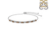 Smoky & White Topaz Bracelet SMY-RDB-133.