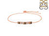 Smoky & White Topaz Bracelet SMY-RDB-147.