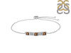 Smoky & White Topaz Bracelet SMY-RDB-147.