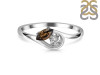 Smoky & White Topaz Ring SMY-RDR-2611.