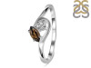 Smoky & White Topaz Ring SMY-RDR-2611.