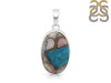 Spiny Oyster Turquoise Pendant-SP TRO-1-151