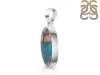 Spiny Oyster Turquoise Pendant-SP TRO-1-151