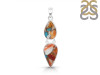 Spiny Oyster Turquoise Pendant-2SP TRO-1-177