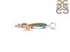 Spiny Oyster Turquoise / Coral & London Blue Topaz Pendant-2SP TRO-1-196