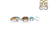 Spiny Oyster Turquoise & Blue-Topaz Pendant-2SP TRO-1-212