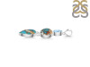 Spiny Oyster Turquoise & Blue Topaz Pendant-2SP TRO-1-224