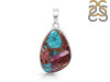Spiny Oyster Turquoise Pendant-SP TRO-1-290