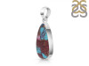 Spiny Oyster Turquoise Pendant-SP TRO-1-291