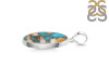 Spiny Oyster Turquoise Pendant-SP TRO-1-90
