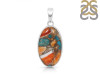 Spiny Oyster Turquoise Pendant-SP TRO-1-97