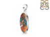 Spiny Oyster Turquoise Pendant-SP TRO-1-97