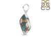 Spiny Oyster Turquoise Pendant-SP TRO-1-98