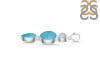 Turquoise/Moonstone Pendant-2SP TRQ-1-195