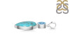 Turquoise/Blue Topaz Pendant-2SP TRQ-1-377