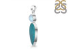 Turquoise/Moonstone Pendant-2SP TRQ-1-379