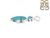 Turquoise/Blue Topaz Pendant-2SP TRQ-1-380