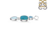 Turquoise/Blue Topaz Pendant-2SP TRQ-1-392