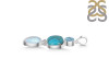 Turquoise/Moonstone/Blue Topaz Pendant-2SP TRQ-1-397