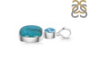 Turquoise/Blue Topaz Pendant-2SP TRQ-1-401