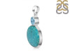 Turquoise/Blue Topaz Pendant-2SP TRQ-1-410