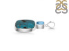 Turquoise/Blue Topaz Pendant-2SP TRQ-1-421