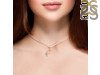 Turquoise & White Topaz Alphabet P Pendant TRQ-RDA-42.