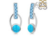 Turquoise & Blue Topaz Earring TRQ-RDE-104.