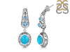 Turquoise & Blue Topaz Earring TRQ-RDE-109.