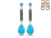 Turquoise & Blue Topaz Earring TRQ-RDE-112.