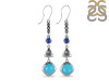 Turquoise & Blue Topaz Earring TRQ-RDE-117.