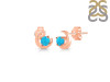 Turquoise Stud Earring  TRQ-RDE-1273.