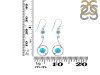 Turquoise & Blue Topaz Earring TRQ-RDE-155.